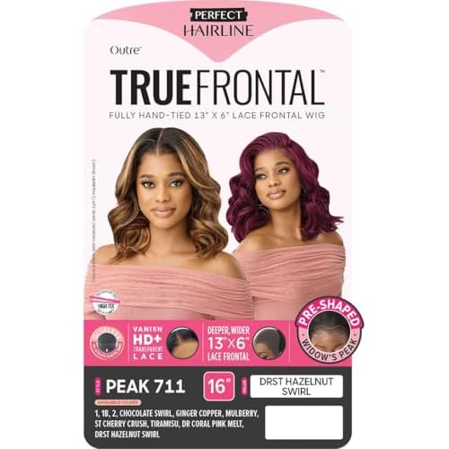 Outre Lace Front Wig -Perfect Hair Line 13X6 - True Frontal Peak 711 (TIRAMISU)