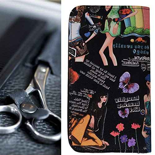 Hair Scissors Storage Case, Waterproof Hairdressing Tools Storage Bag Hair Salon Scissors Comb Barber Tool Case Pouch for Hairdresser