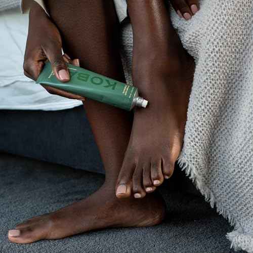 KOBA Bottom Up Foot Cream - Moisturizer for Women & Men - Hydrating - Normal to Very Dry Skin - Zesty, Woody, & Spicy Fragrance - Natural - Vegan - Shea Butter - Safou Oil - Sweet Almond Oil (100 ml)