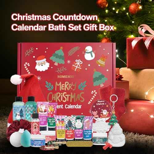 Advent Calendar for Teen Girls, 24pcs Bath and Body Christmas Gifts Sets for Women, Spa Gift Baskets for Women, Skincare Beauty Gifts Box Kit