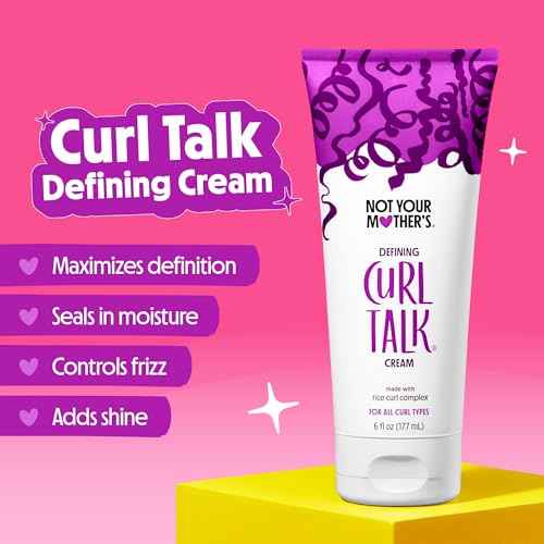 Not Your Mother's Curl Talk Frizz Control Sculpting Gel & Defining Cream (2-Pack) - 6 fl oz Each - Tames Hair Frizz & Maximizes Definition ? For All Curly Hair Types