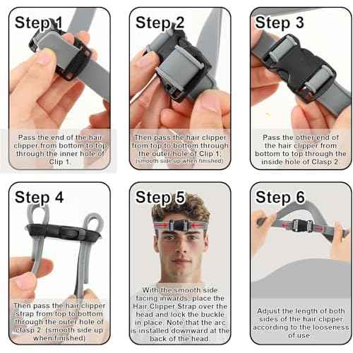 2 Pcs Neckline Shaving Template, Silicone Curved Self Haircut System Hair Cutting Tools,Adjustable Hair Trimming Guide,Fade Guide and Neckline Shaving Template (Black, Gray)