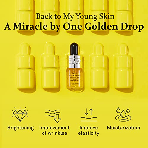 Ultra V Idebenone Signature Ampoule - Anti Aging Antioxidant Serum ? Peptides, Niacinamide, Hyaluronic Acid ? Anti Wrinkle, Smoothes, Softens Skin - 0.27 fl.oz 4 Packs 12,000ppm