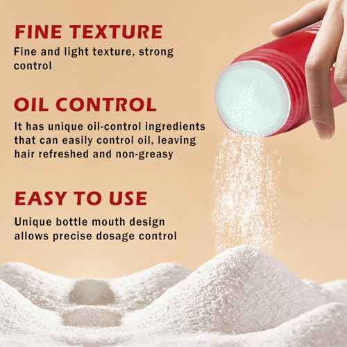 DAMUSI 3PCS Hair Texture Powder for Men,Fluffy Hair Powder for Women,Oil Control,Keep Soft All Day,Polvo Texturizador Para Cabello Hombre