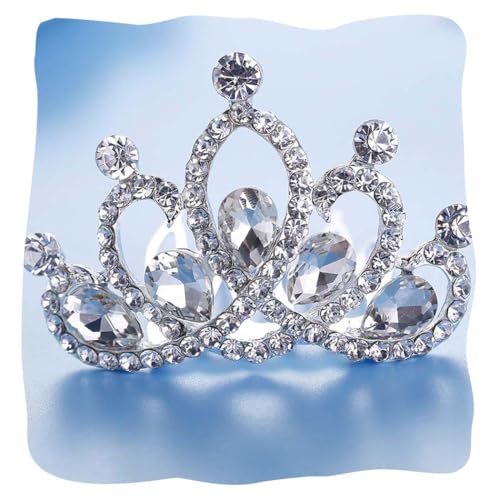 JAKAWIN Rhinestone Little Tiara Crystal Hair Comb Birthday Gift Hair Accessories