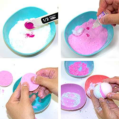 Just My Style You*niverse Galactic Bath Bombs, at-Home STEAM Kits for Kids Age 6 and Up, Bath Time Fun, DIY Bath Bombs