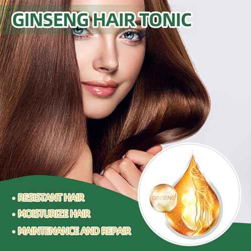 Hair Growth Spray, OUHOE Tonico Para Crecimiento Del Cabello, Natural Herbs Ginseng Hair Tonic, Generic Stronger and Hair Thickening, Non-greasy Nourishing Hair Mist for Women & Men (2Pcs)