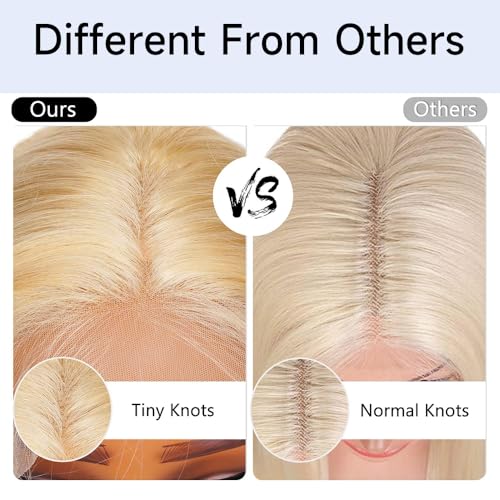 22 Inch Blonde Wig Human Hair Body Wave Lace Front Wigs Human Hair Pre Plucked 613 13x6 Lace Front Wig Human Hair 210 Density 613 HD Lace Frontal Wigs