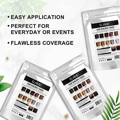 Hair Fibers Spray Refill Powder 100 Grams,Black,Thinning Fine Hair Loss Concealer,Undetected & Unscented,Refill Exsiting Shaker Bottle