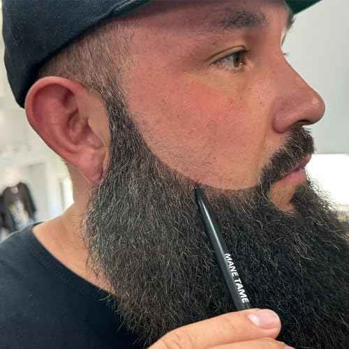 Mane Tame Retractable Beard & Hairline Filler ? Water-Resistant Grooming and Styling Pencil, Long Lasting with Natural Finish, Fill Patches, & Strengthens Hairlines (2 Pack)