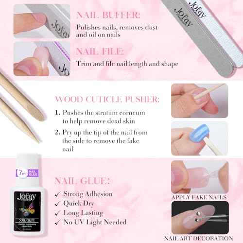 Jofay Fashion Cat Eye Press on Nails - Short, Salon-Like Fake Nails with Glitter Galaxy Chasing Light Cat Eye Designs