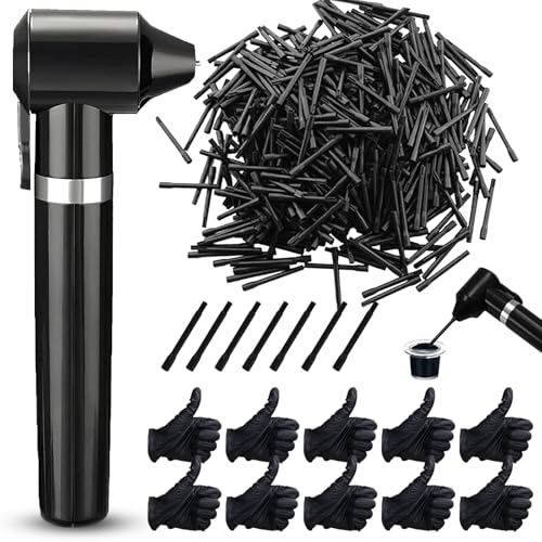Ink Mixer Tattoo - CINRA Pigment Mixer Machine with 100Pcs Mixing Sticks and 10 Pairs Gloves Eyebrow Color Makeup Tattoo Ink Mixer Pigment Electric Agitator Machine for Tattoo Supplies