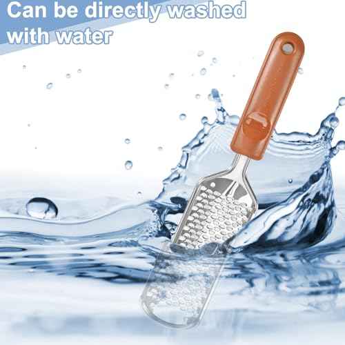 Professional Foot Scrubber Dead Skin Remover, Pedicure Foot File Callus Removal, Heel Scraper for Cracked Heels, Microplane Cheese Grater for Feet, Foot Rasp for Hard Skin(T1)