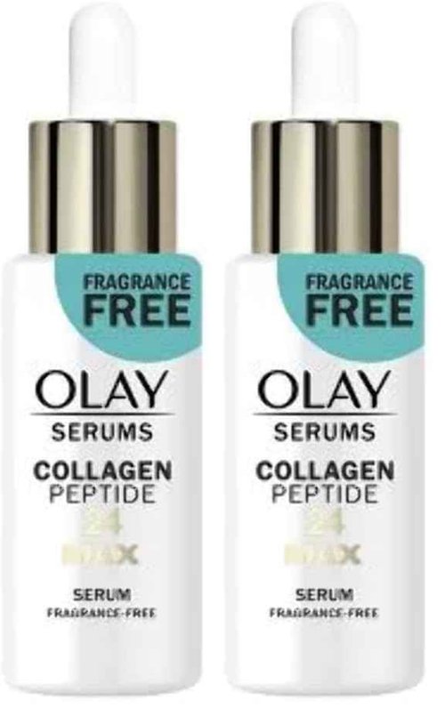 Olay Collagen Peptide 24 MAX Serum - Fragrance Free - 1.3 fl oz (Pack of 2)