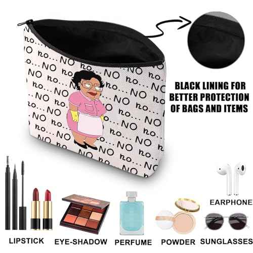 G2TUP Cartoon Makeup Bag Adult Animated Comedy Fans Gift Stewie & Brian & Peter Gift Cartoon Zipper Bag (NO no)