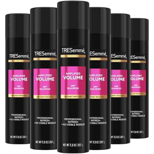TRESemm? Dry Shampoo Spray, Volume Clean 6-Pack ? Paraben-Free & Sulfate-Free Shampoo for Volumizing Fine Hair, Scented, 7.3 Oz Ea