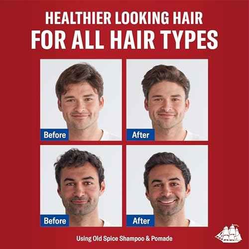 Old Spice Classic Pomade for Men, Medium Hold, Low Shine, Men's Hair Styling, 2.22 Oz Each, Twin Pack
