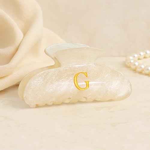 Teen Girl Gifts Trendy Stuff - Initial Cute Hair Clips, Letter Elegant Hair Claw Clips, Fashion Glitter Claw Clips Durable Hair Clips, Birthday Gifts for Teens Daughter Sister Christmas Gifts