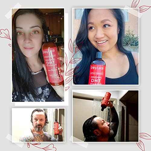 Anti-Hair Loss Shampoo With Biotin, for Men & Women - Sulfate-Free, Natural DHT Blocking Formula for Hair Growth, Thinning Hair Prevention, 16 Oz