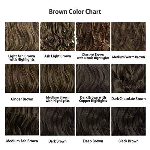 REECHO 24" 1-Pack 3/4 Full Head Curly Wave Clips in on Synthetic Hair Extensions HE008 Hairpieces for Women 5 Clips per Piece-Natural Black