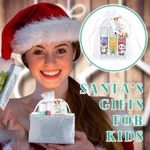 100 Pack Christmas Lip Balm Bulk Party Favors, Holiday Stocking Stuffers for Women Men, Small Employee Appreciation Gifts, Winter Moisturizing Lip Care Set for Coworkers Staff Thank You Gifts