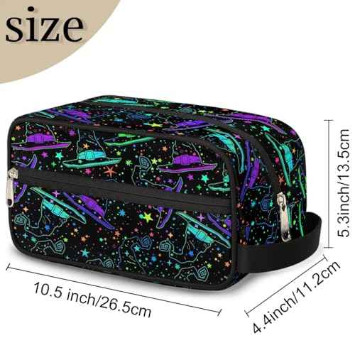 Hanging Toiletry Bag for Women Halloween Theme Witch Hat Travel Makeup Bag Organizer Toiletries Bag for Travel Size Essentials Accessories Cosmetics