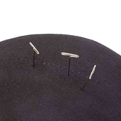 GEX 20"-24" Canvas Cork Wig Block Mannequin Head for Wig Making Drying Styling Display with Table C Clamp Stand Holder (Black 22")