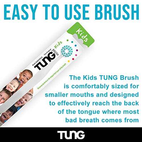 Tongue Cleaner for Kids, Childs Tongue Scraper, Kids Tongue Brush, Children¡¯s Tongue Cleaner Brush, Tongue Scrubber, Made in America, Set of 2