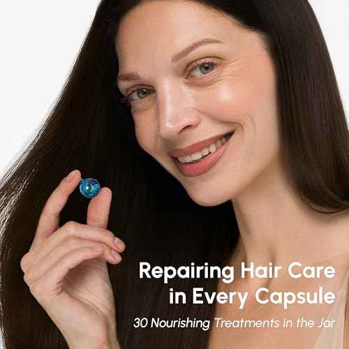 MAREE Hair Oil for Frizzy - Hair Vitamins Keratin Styling Capsules 2 PACK with Jojoba & Argan Oil - Anti Frizz Serum for Women - Frizzy, Damaged, Dry & Curly - S?rum Gotas & Aceite Para el Cabello
