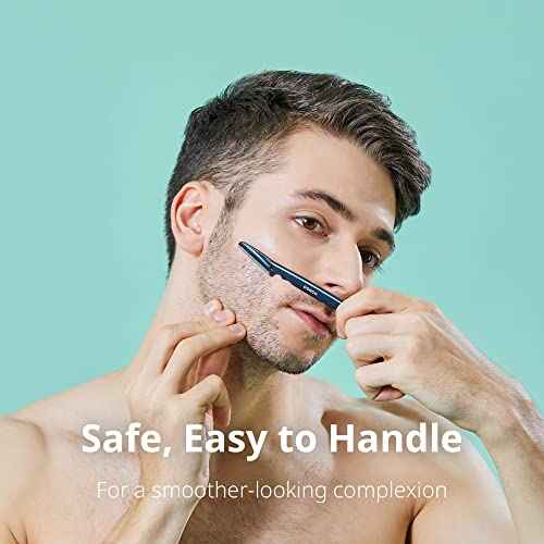 DORCO Line-Up Razor for Men - Ultimate Grooming Tool for Mustache & Beard (2 Pack)