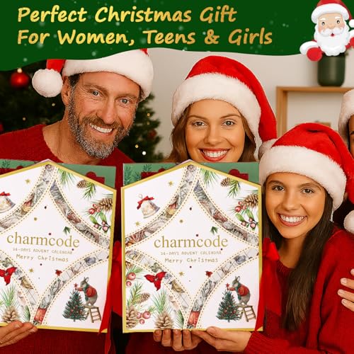 Makeup Advent Calendar 2025, 24 Days Christmas Countdown Calendar Gift Set for Adult Women Teen Girls, Xmas Holiday Beauty & Cosmetic Surprise Make up Kit for Women Full Kit
