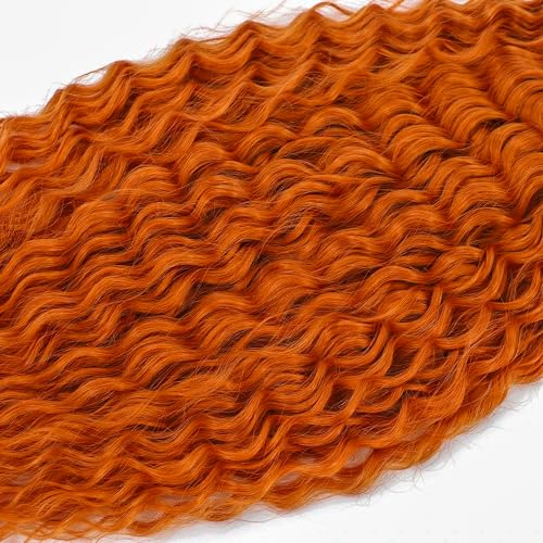 Hair 16 18 20 Inch Ginger Orange Bundles Color 350 Deep Wave Human Hair Bundles Ginger Bundles Remy Hair Orange Deep Curly Bundles Human Hair