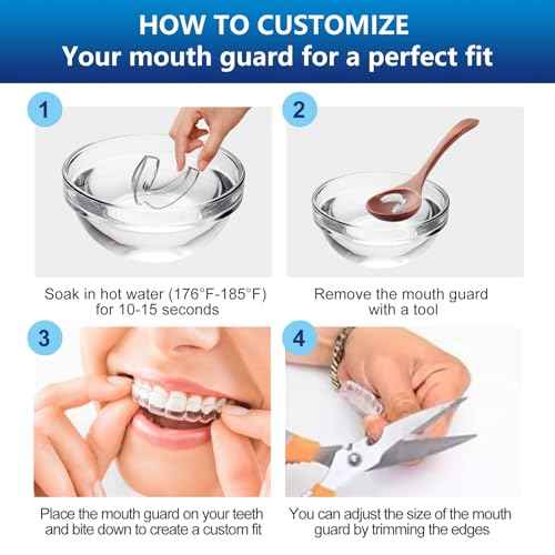 Mouth Guard for Grinding Teeth at Night, Night Guards for Teeth Grinding, Mouthguards for Grinding of Teeth, Mouth Guard for Clenching Teeth at Night with 12 Cleaning Tablets