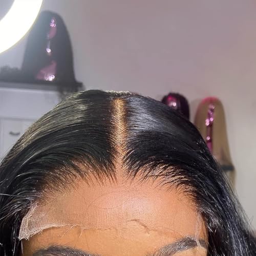 5x5 18 inch HD Lace Closure Human Hair Skin-like 0.1mm thin frontal 100% Virgin Hair pre plucked Natural Black Straight
