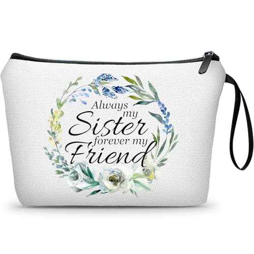 Sisters Gifts,Gift for Sisters from Sister,Gifts for Your Sister,Women Makeup Bag,Gifts for Sister Adult,Gifts for Little Sister,Funny Gifts for Sister,Big Sister Gift,Sister Birthday Gift