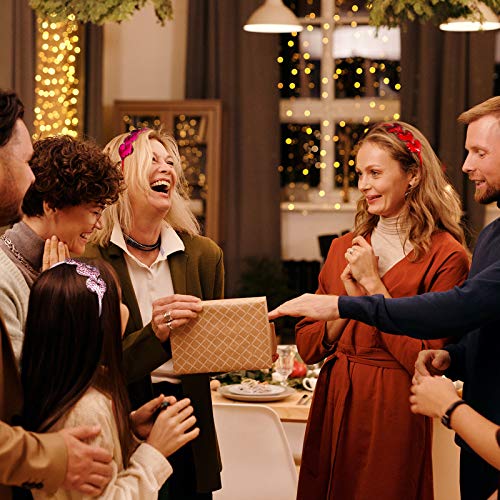 Chuangdi 3 Pcs Glitter Heart Headband Heart Shaped Sequin Headband Elastic Love Hair Band for Wedding
