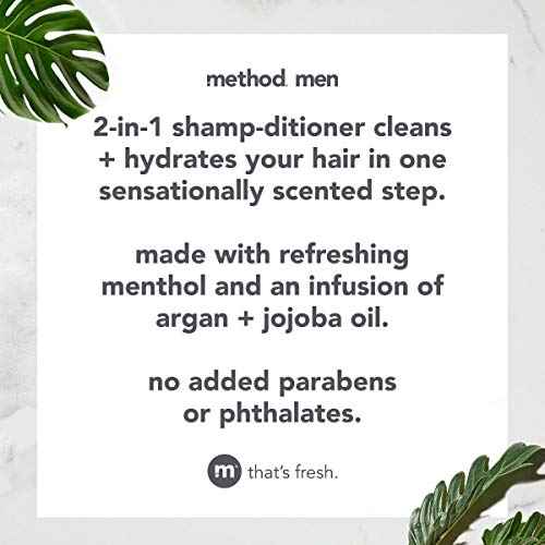 Method Men 2-in-1 Shampoo + Conditioner, Glacier + Granite, 14 oz