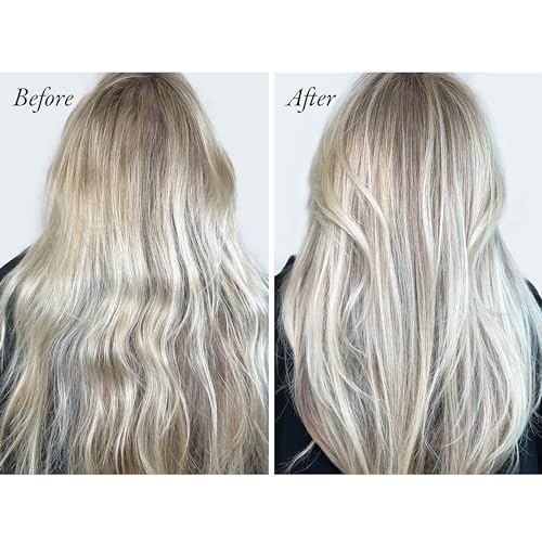 ORIBE Bright Blonde Radiance & Repair Treatment | Purple Toning Restorative Treatment | Brighten, Strengthen, and Restore Color-Treated Blonde Hair