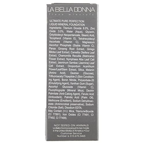 La Bella Donna Women's Ultimate Pure Perfection Liquid Mineral Foundation SPF 15 | Marta