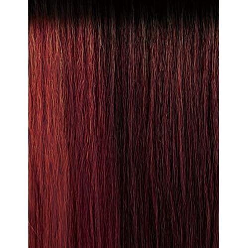 Outre Synthetic Perfect Hairline HD Lace Front Wig - AURABEL (Color:DRFF RED VELVET)