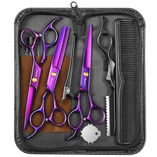 Hair Cutting Scissors Professional 6.89 inch Barber Scissors Multifunctional Salon Thinning Scissors Straight Shears Tools for Mother Father Friends' Christmas Gift