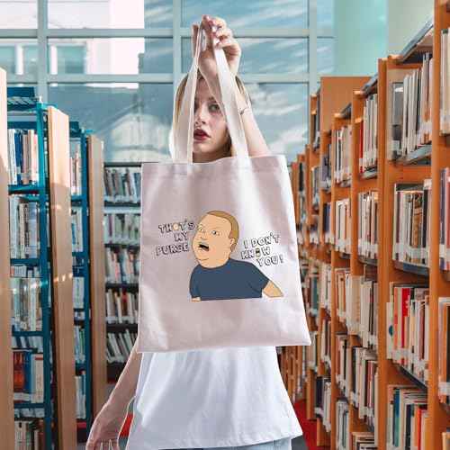 Cartoon Quote Gift TV Series Fans Cosmetic Bag Cartoon Tote Bag Tv Show Character Inspired Gift (My Purse tote)