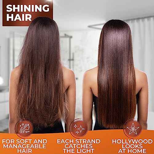 Moroccan Argan Oil Shampoo and Conditioner Set - Sulfate Free, Anti Frizz Hydrating Care for Women - Deep Moisturizing Treatment for Color, Keratin Treated, Curly, Damaged and Dry Hair