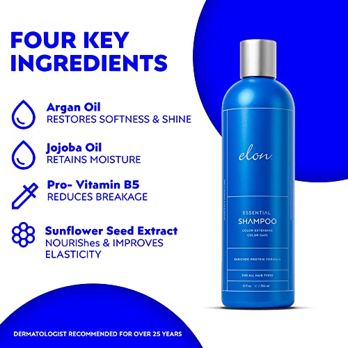 Elon Complete Kit for Thinning Hair ? Elon Essential Shampoo and Conditioner Set + Matrix 5000 Hair Growth Supplement ? NO Sulfates, Parabens or Phthalates