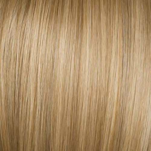 Hairuwear Hairdo Sleek For The Week Straight Asymmetrical Shoulder Length Wig, Average Cap, R14/88H Golden Wheat