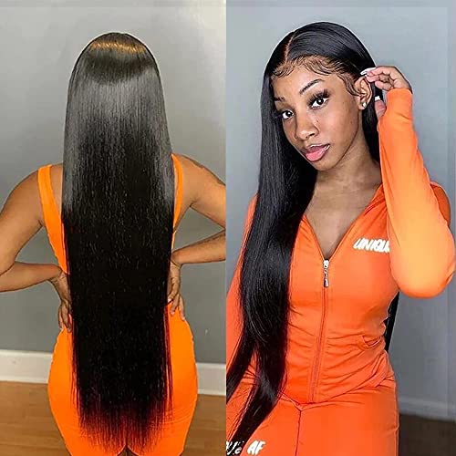 12A Straight Bundles Human Hair (18 16 14 Inches) 100% Unprocessed Brazilian Virgin Straight Weave Human Hair Bundles Natural Color Hair Extensions