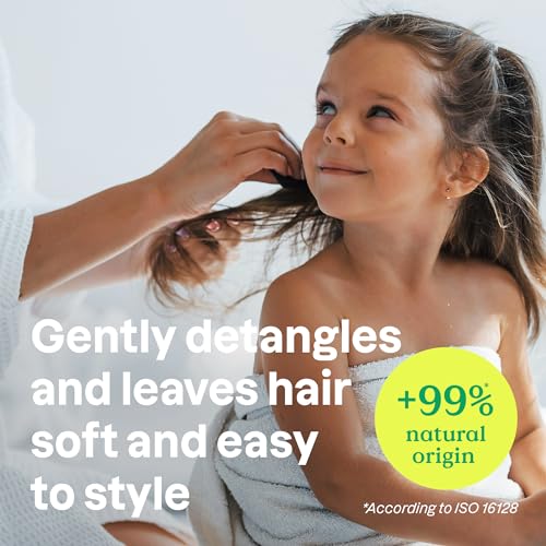 ATTITUDE Rinse-free Hair Detangler for Kids, EWG Verified Leave In Product, Plant- and Mineral-Based Ingredients, Vegan, Vanilla & Pear, 8 Fl Oz (Pack of 6)