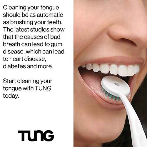 Peak Essentials | The Original TUNG Brush Kits |Tongue Cleaner | Odor Eliminator | Fight Bad Breath | Fresh Mint | BPA Free | Made in America | (1 Count)