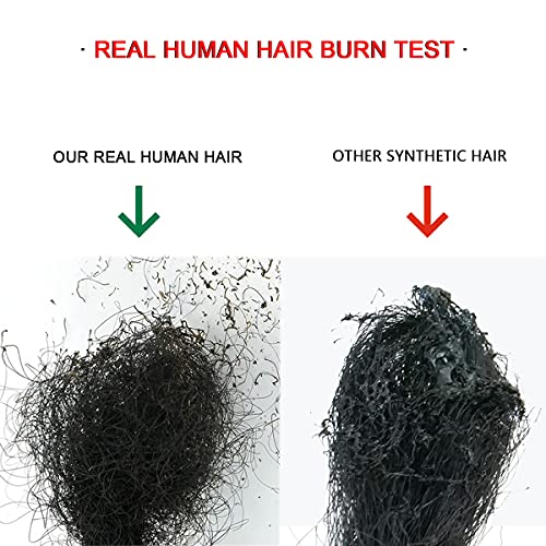 100% Real Human Hair Dreadlock Extensions, ADIASAI 0.8cm Thickness 10 Inch 60 Strands Can Be Dyed and Bleached Full Hand-made Loc Extensions for Men Women Kids 100% Unprocessed Natural Black