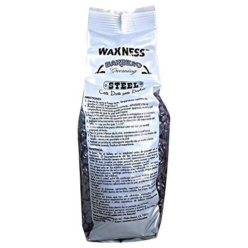 Wax Necessities Barbero Grooming Men Stripless Waxing Kit with Big 2.2 Pound Wax Bag